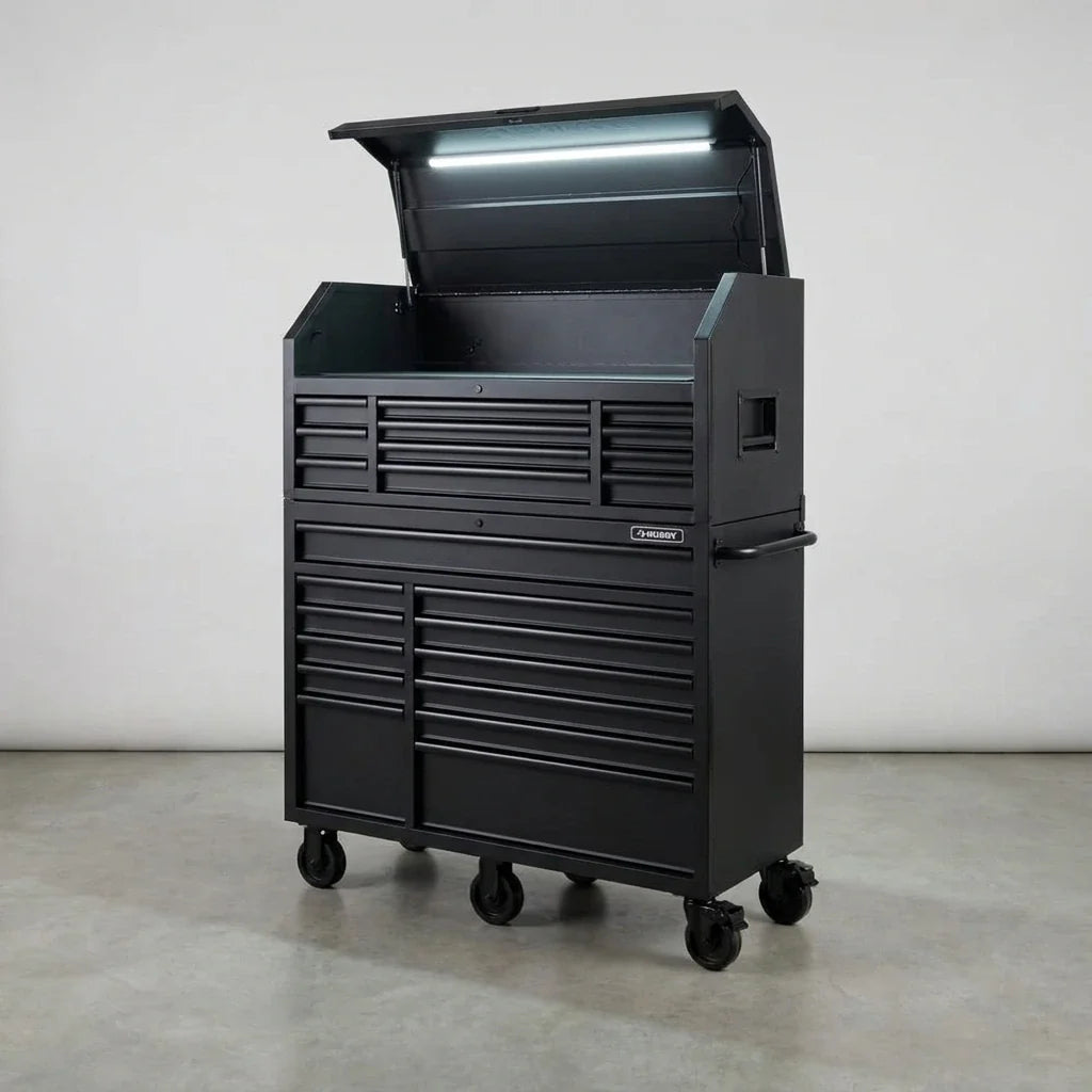 Tool Chest and Cabinet Set Built for Heavy-Duty Storage, 18-Gauge Steel, 3000 lb Capacity, 23 Drawers