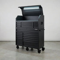Tool Chest and Cabinet Set Built for Heavy-Duty Storage, 18-Gauge Steel, 3000 lb Capacity, 23 Drawers