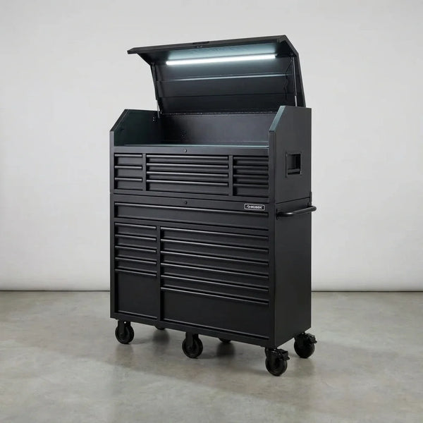 Tool Chest and Cabinet Set Built for Heavy-Duty Storage, 18-Gauge Steel, 3000 lb Capacity, 23 Drawers